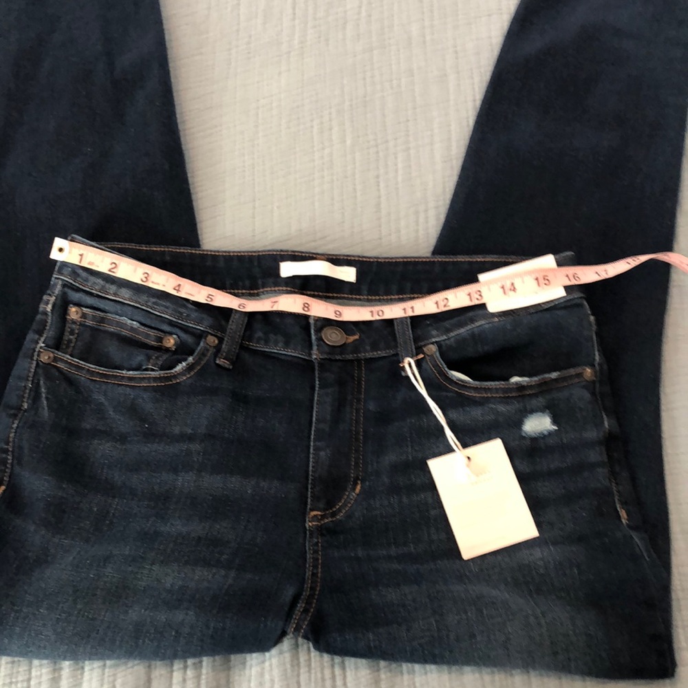 LC Lauren Conrad 14 Skinny  Distressed raw Hem NWT